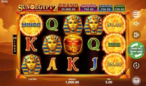 Игровой автомат Sun of Egypt 2  играть бесплатно